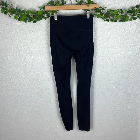 Lululemon Fast & Free 7/8 Tight II *Nulux 25" Black